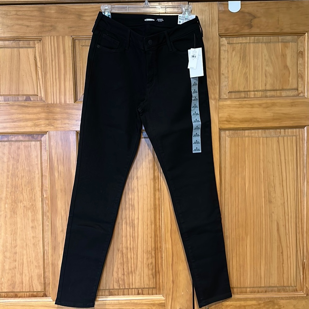 NWT Old Navy Black Rockstar Jeans